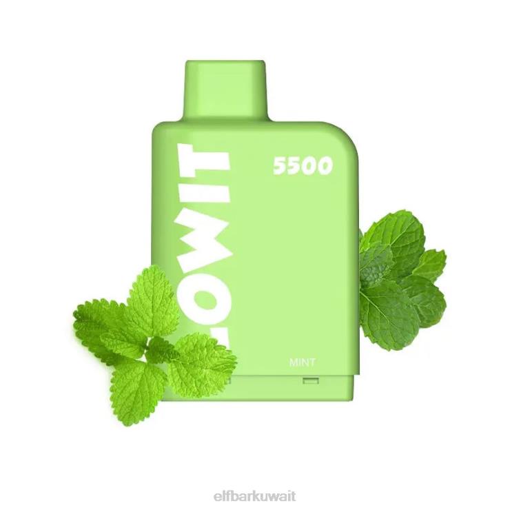 ELFBAR بودة لويت 5500 مزة 2% نك معبأه مسبقا نعناع 8H8NR141