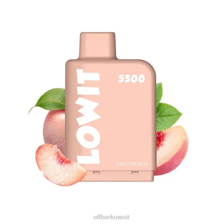 ELFBAR بودة لويت 5500 مزة 2% نك معبأه مسبقا عصير الخوخ 8H8NR144