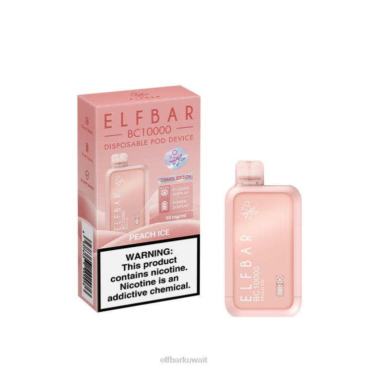 ELFBAR فيب جديد bc10000 10000نفة يمكن التخلص منه جليد الخوخ 8H8NR53