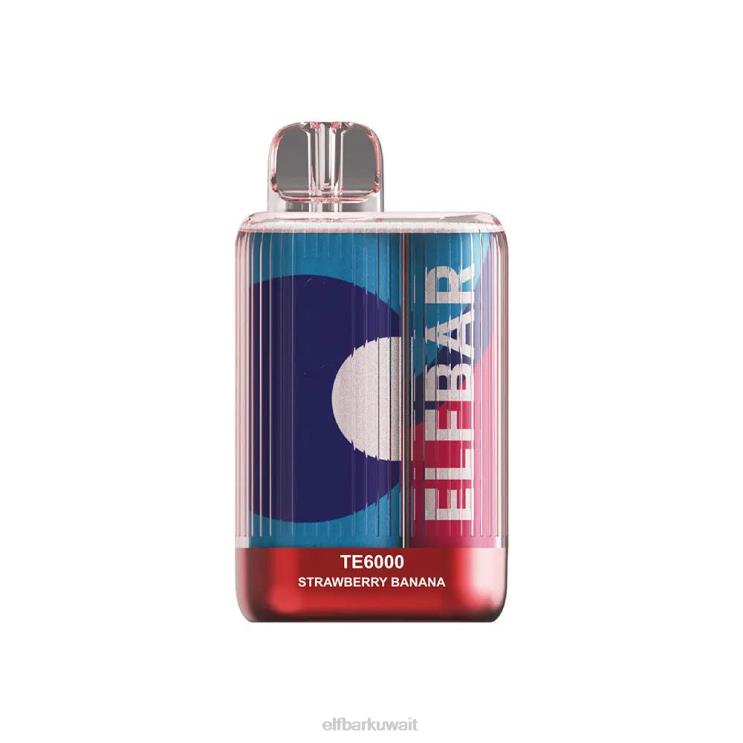 ELFBAR نفث vape te6000 المتاح الموز بالفراولة 8H8NR81