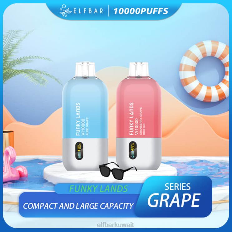 ELFBAR غير تقليدي الأراضي أفضل نكهة vape vi10000 القابل للتصرف سلسلة العنب عنب الصبار 8H8NR149