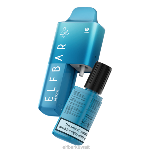 مجموعة Elfbar AF5000 المعبأة مسبقًا - 20 ملغ 844B59 عصير الليمون الأزرق