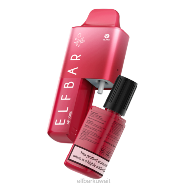 مجموعة Elfbar AF5000 المعبأة مسبقًا - 20 ملغ 844B60 جليد الفراولة