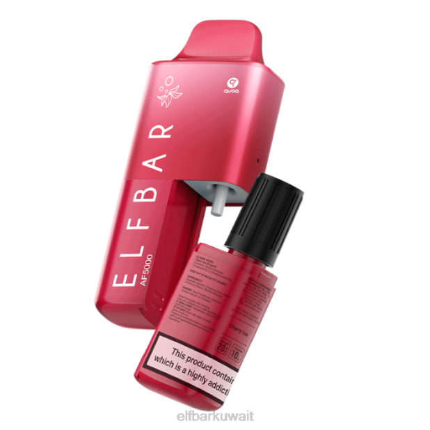 مجموعة Elfbar AF5000 المعبأة مسبقًا - 20 ملغ 844B61 جليد الكرز