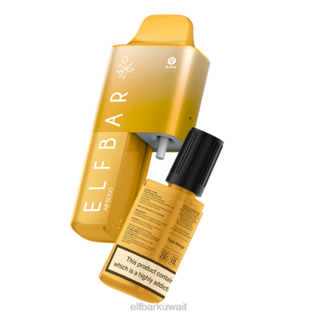 مجموعة Elfbar AF5000 المعبأة مسبقًا - 20 ملغ 844B62 مانجو ثلاثية